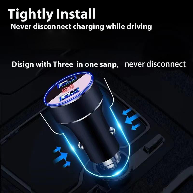 USB Car Charger 120W 2 Port Fast Charging Adapter-Veeddydropshipping