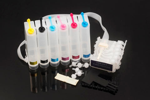 Epson L1800 DTF printer 6 color transparent ink cartridge A3 R1390 A4 R270 R330 290 -Veeddydropshipping