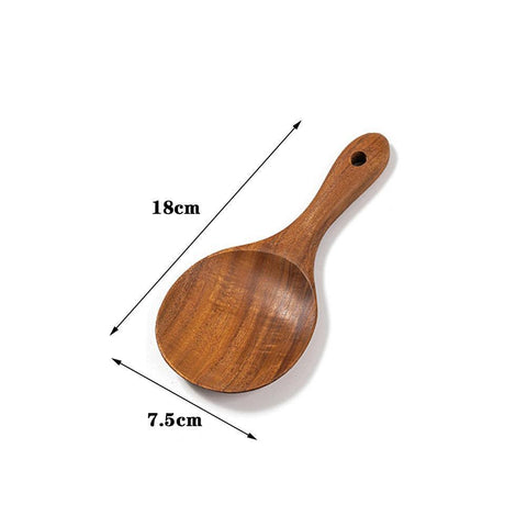Wood Rice Spoon Rice Paddle Scoop-HA01321-Veeddydropshipping