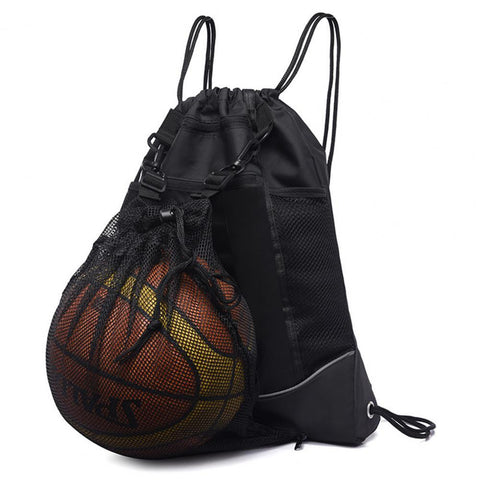 Pockets Side Mesh Bag Portable Soccer Volleyball Carrier-BS00312-Veeddydropshipping