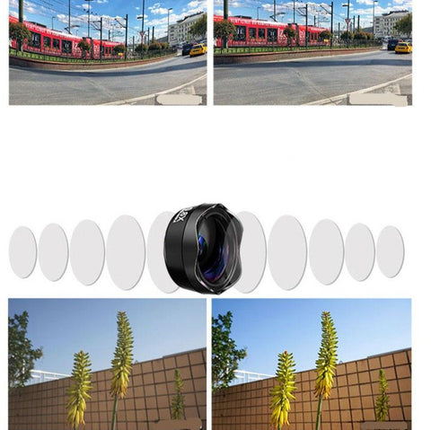 HD Phone Lens 0.6X Non-distorted Wide Angle Kit-Veeddydropshipping