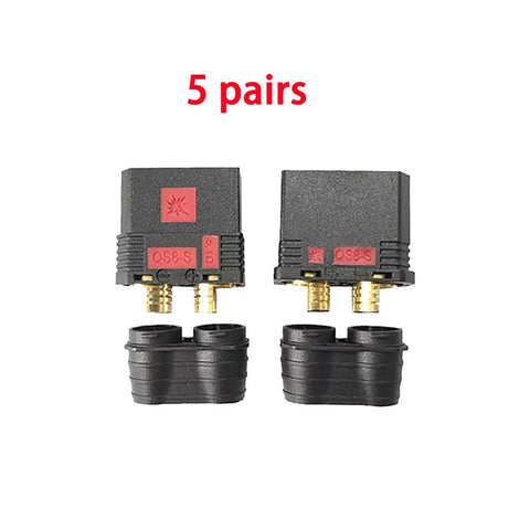 2/5pair QS8-S Heavy Duty Battery Connector Anti-Spark Gold Connector Large-AM00104-Veeddydropshipping
