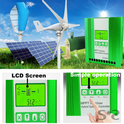 Wind Solar Hybrid Controller Wind Turbine-TI00673-Veeddydropshipping