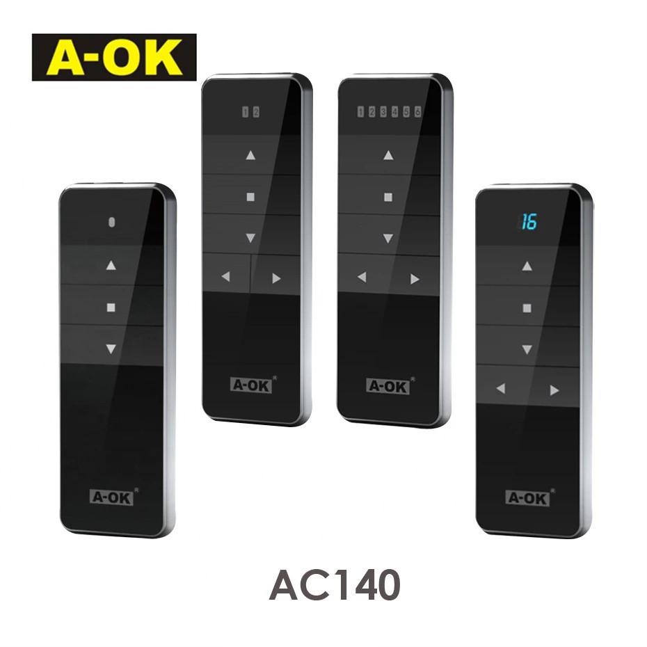 A-OK AC140 1/2/6/16 Channel Remote Controller,RF433 Wireless-TI01065-Veeddydropshipping