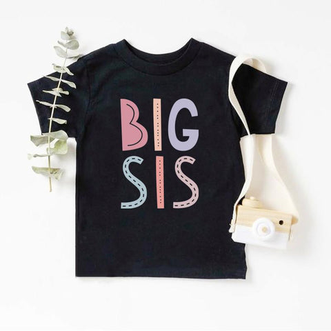 New Big Sister Little Sister Matching Sister Outfits Cotton Short-TB00967-Veeddydropshipping