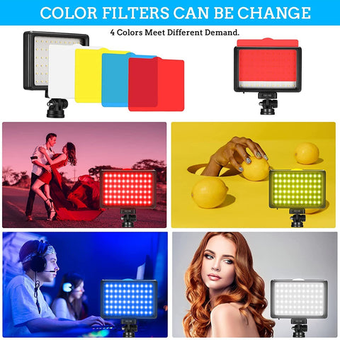 LED Photography Video Light Panel Lighting Photo Studio Lamp Kit With Tripod -CE00355-Veeddydropshipping