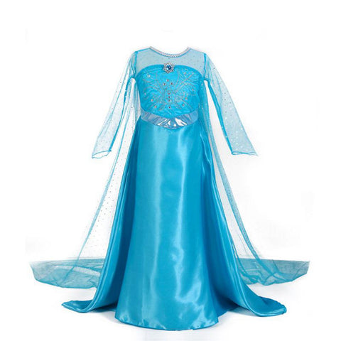 Disney Princess Dress 2023 Girl Mirabel Isabela Elsa Anna Costume Kid Birthday-TB00834-Veeddydropshipping