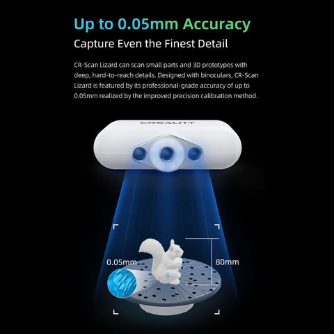 CR Scan Lizard Portable 3D Scanner 3D Modeling Scanner 0.05MM High Precision-Veeddydropshipping