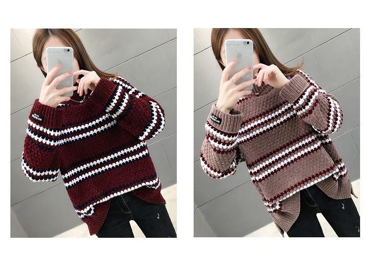 Women Warm Oversized Sweater Long Sleeve Pullover Jumper-Veeddydropshipping