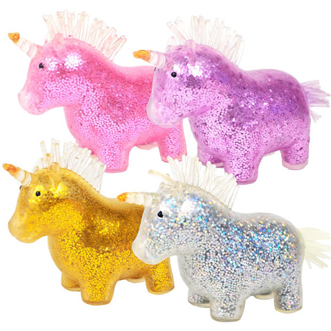 Luminous Unicorn Stress Balls Toy Squeeze Toys Stress Relief Fidget-TB01510-Veeddydropshipping
