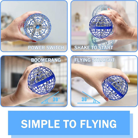 Original Fly Ball Boomerang Flyorb Magic Belt LED Light Drone Hover Ball Flight-TB01393-Veeddydropshipping