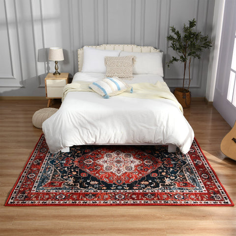 Retro Ethnic Carpets Turkish Persian Rug for Living Room-HA00462-Veeddydropshipping