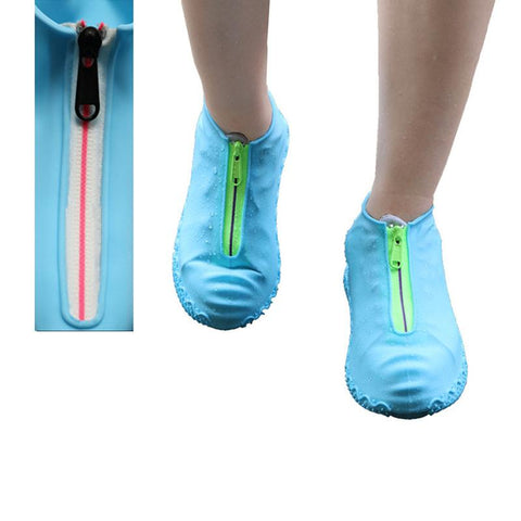 Rubber Zippers Reusable Waterproof Shoes Covers-HA01147-Veeddydropshipping