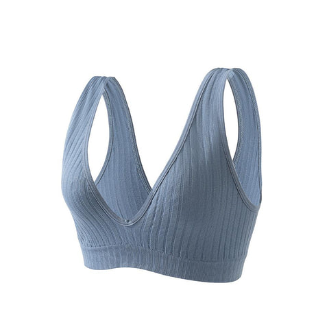 Women Underwear Sleeveless Deep V Sexy Bra-WF00912-Veeddydropshipping