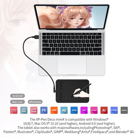 Digital Drawing Tablet with Graphic Tablet -CO00079-Veeddydropshipping