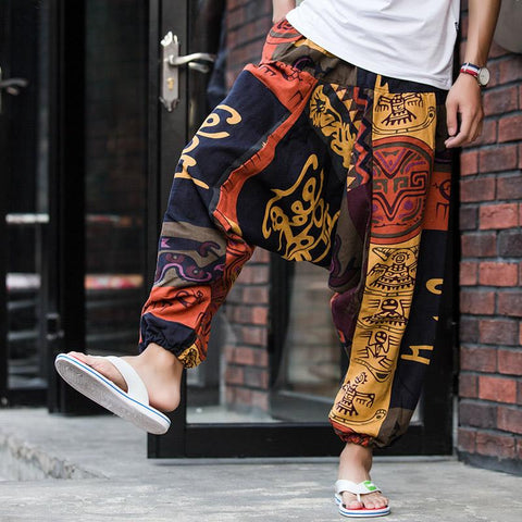 Hip hop Joggers Causal Loose Trousers Aladdin-MF00388-Veeddydropshipping