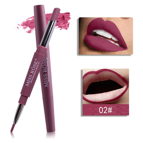 Sexy Double-end Lip Liner Matte Lip Pencil-BH00663-Veeddydropshipping