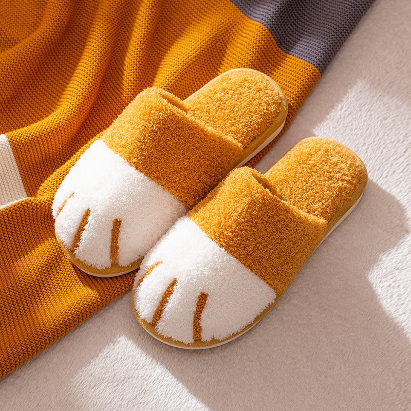 Fur Slippers Bedroom Home Couple Warm Plush-BS01170-Veeddydropshipping
