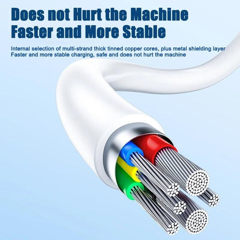 PD 100W Fast Charge Data Cable For Huawei P30 Samsung Xiaomi Phone USB C to USB Type-C-PA00400-Veeddydropshipping