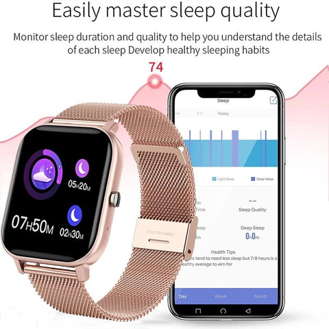 2022 New Smart Watch Men Women Heart Rate Blood Pressure Monitoring -CE00553-Veeddydropshipping