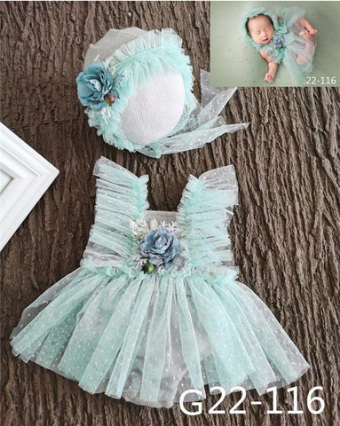 Newborn Photography Props  Baby Girl Lace Romper Bodysuits Outfit-Veeddydropshipping-7