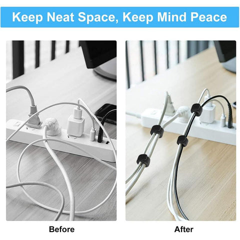 Cable Organizer Wire Winder Holder for Earphone Headphone Mouse Cord Aux USB Cable Management-PA00860-Veeddydropshipping