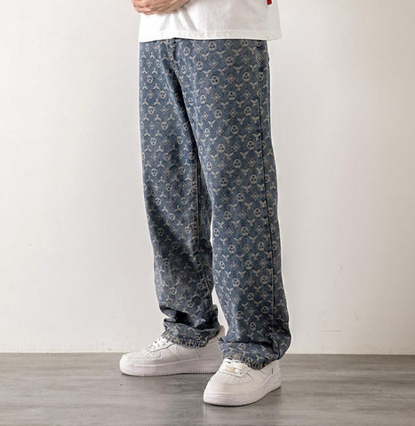Autum Summer Thin Street Ruffian Handsome Loose Pants-MF00667-Veeddydropshipping