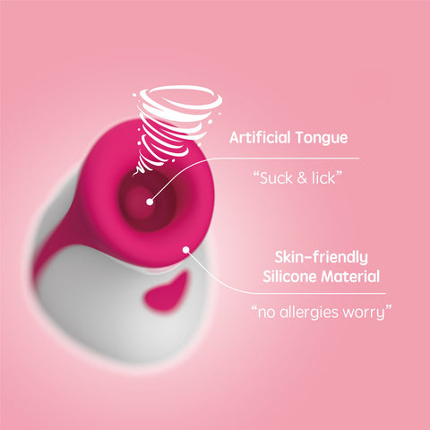 Clit Sucking Vibrator 8 Speed Vibrating Sucker Oral Suction Nipple Clitoris-BH01282-Veeddydropshipping