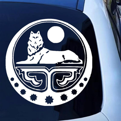 car sticker and decal white/black vinyl auto car stickers-AM00970-Veeddydropshipping
