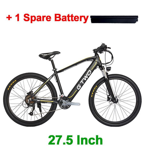 27.5 Inch Mountain Bike 48V 9.6Ah Lithium Battery 350W Electric Bike 5 Level -OS00993-Veeddydropshipping