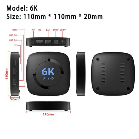 IPTV Android TV Box 4GB Ram 64GB Rom Voice Assistant Android -CE00805-Veeddydropshipping