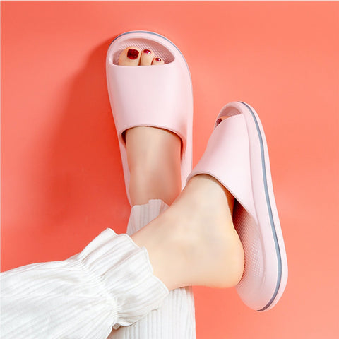 Soft House Slippers Beach Platform Heels Women Shower-BS01089-Veeddydropshipping