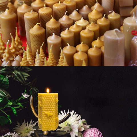 Candle Molds Silicone 3D Bee Honeycomb Shape Moulds-HA00372-Veeddydropshipping