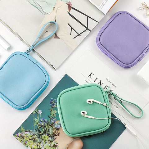 Modern Minimalist Headphone Storage Bag Data Wire Phone Cable Charger Storage Box Headphone-PA00852-Veeddydropshipping