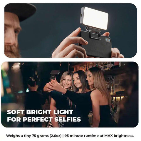 Phone Fill Light Selfie Light Clip On The Front Camera Of The Mobile Phone 1600mAh With-PA00843-Veeddydropshipping