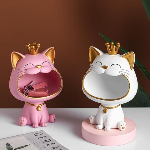 Figurine Big Mouth Cats Storage Box Home Decor-HA00341-Veeddydropshipping