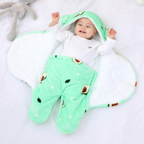 0-9 Months Baby Cocoon for Newborns Winter Warm Flannel Soft Baby Sleeping-TB00700-Veeddydropshipping