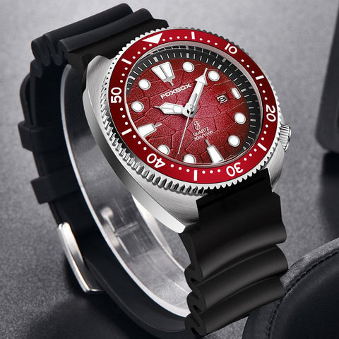 Silicone Strap Waterproof Watches Luminous  Quartz Wristwatch-JW00677-Veeddydropshipping