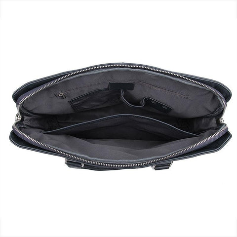 Leather 14&#39;&#39; Laptop Office Men&#39;s Briefcase Business Messenger-BS00480-Veeddydropshipping