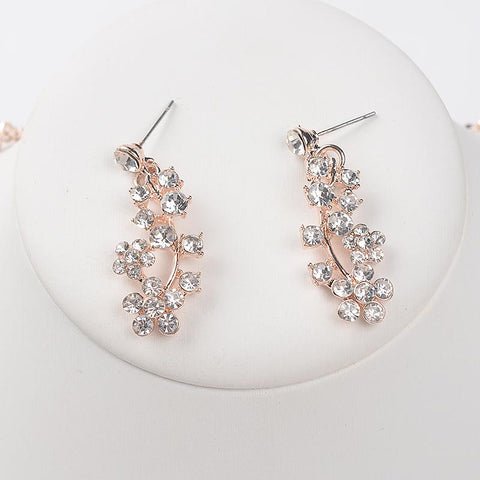 Stud Earring Fashion Jewelry set for Women Bridal -JW00344-Veeddydropshipping