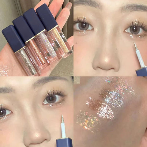 Shiny Eyeshadow Glitter Liquid Eyeliner Makeup-BH00626-Veeddydropshipping