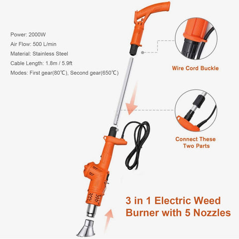Electric Burner Garden Weed-TI00068-Veeddydropshipping