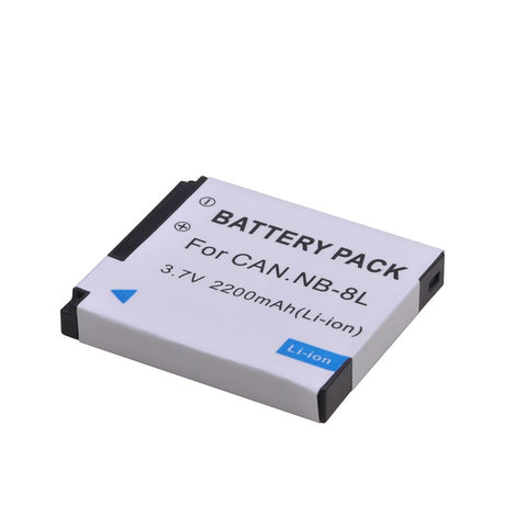 2200mAh NB-8L NB8L 8L Li-ion Battery For Canon PowerShot A3300 A3200 A3100 A3000 -CE00276-Veeddydropshipping