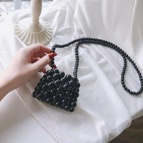 Kids Mini Purse Cute Bead Crossbody Bags for Girls Party-TB00002-Veeddydropshipping