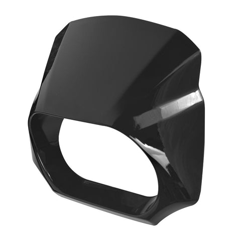 Motorcycle Gloss Black Front Headlight Fairing Mask Cowl Cover For-AM01127-Veeddydropshipping
