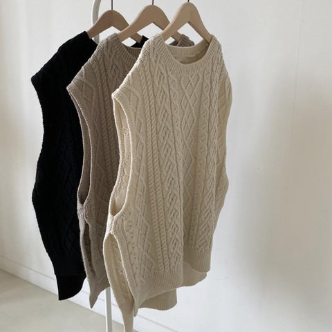 Baby Girl Knitwear Sleeveless Sweaters Autumn Boys Cotton Vest Coat-TB01241-Veeddydropshipping