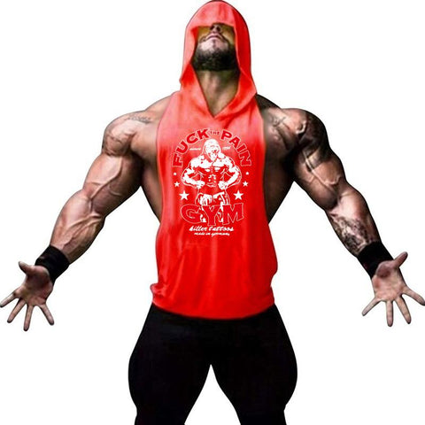 Sleeveless Gym Shirt Bodybuilding Fitness Muscle-MF00092-Veeddydropshipping