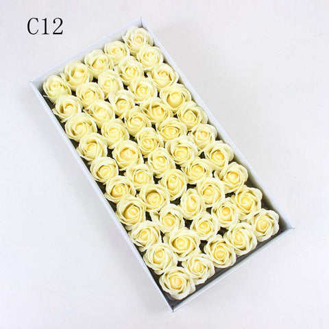 Soap Rose Head Wedding Home Decor-HA00605-Veeddydropshipping