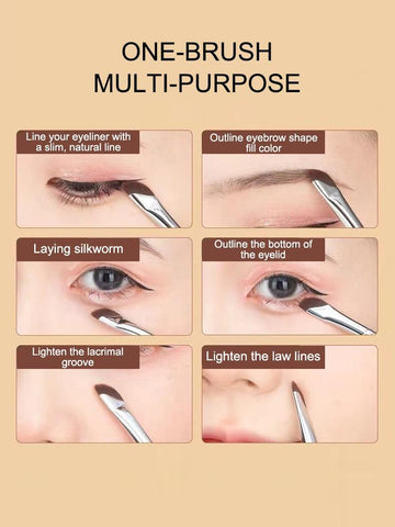 Sickle Eyeshadow Brush Bevel Blade Makeup-BH00740-Veeddydropshipping