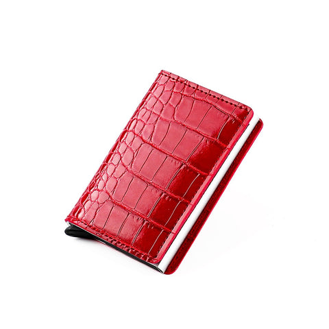 Cards Holders Leather RFID Wallet Mini Money Clips Business -BS00618-Veeddydropshipping